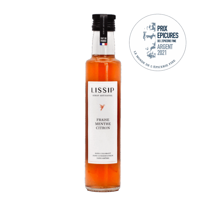 Lissip - Sirop artisanal Fraise | Menthe | Citron – Image 1