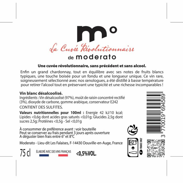 Moderato - Cuvée révolutionnaire - le Chardonnay – Image 2