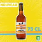 Bière blonde Edmond 75cl – Image 2