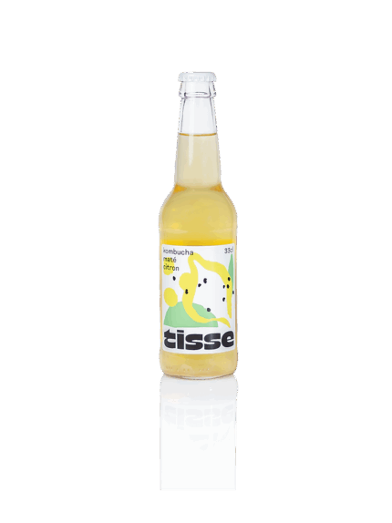 Tissé- Kombucha Maté Citron 33cl
