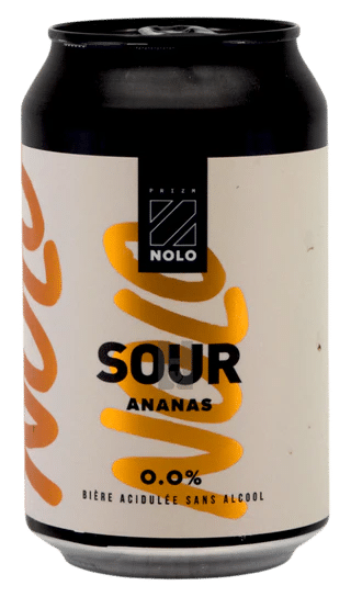 Bière PRIZM NOLO Sour ananas sans alcool 0%