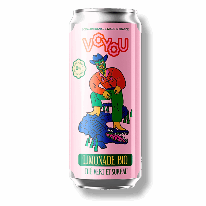 Voyou Limonade Thé vert sureau 25 cl – Image 1
