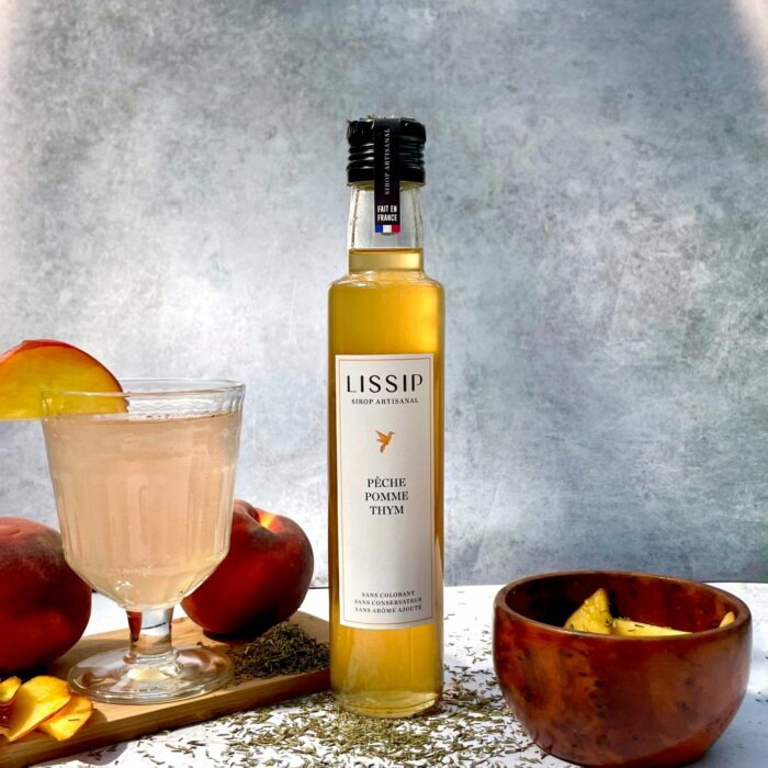 Lissip - Sirop artisanal Pêche| Pomme | Thym – Image 1