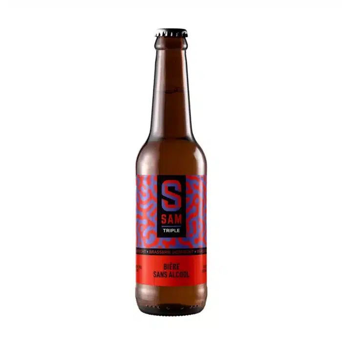 Bière SAM triple sans alcool 0,5% - 75cl – Image 1