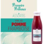 Jus de pommes framboise