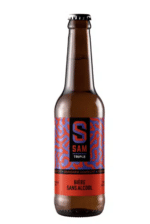 Bière SAM triple sans alcool 0,5% – bouteille 33 cl - Blonde