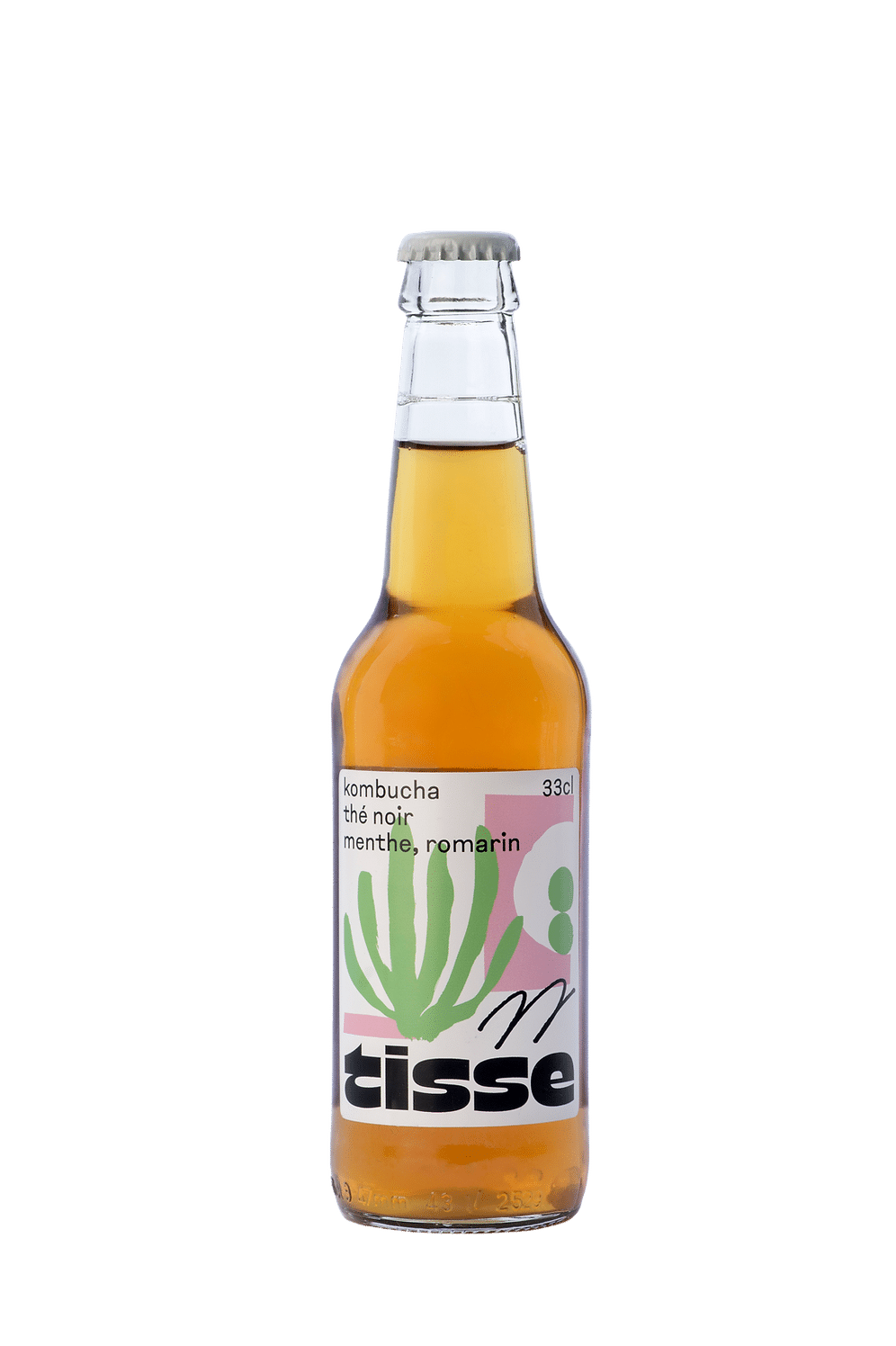 Tissé- Komucha Menthe Romarin 75cl – Image 1