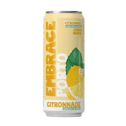 EMBRACE – PORTO CITRONNADE CITRON MENTHE CANETTE 330ML - Soda