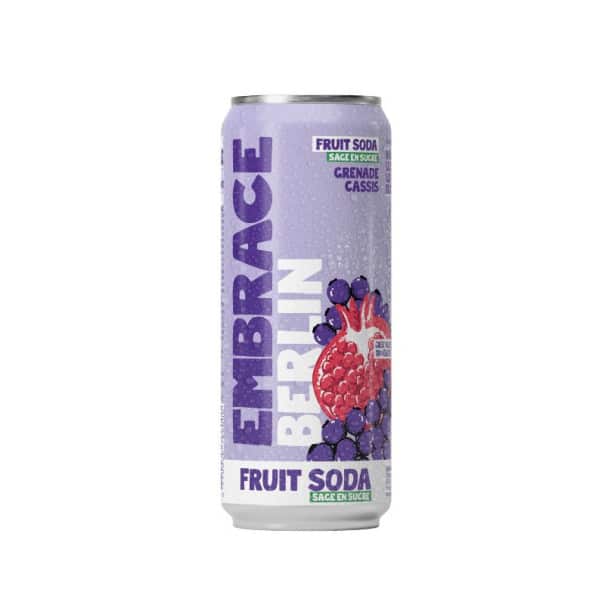 EMBRACE – BERLIN SODA GRENADE CASSIS CANETTE 330ML - Soda