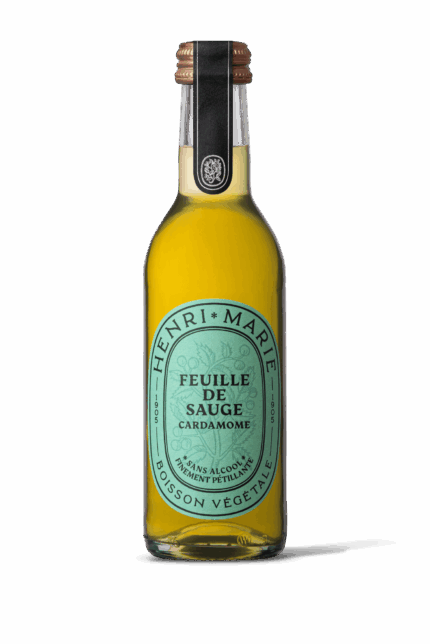 Henri-Marie FEUILLE DE SAUGE – cardamome 25 cl - Boissons Effervescentes