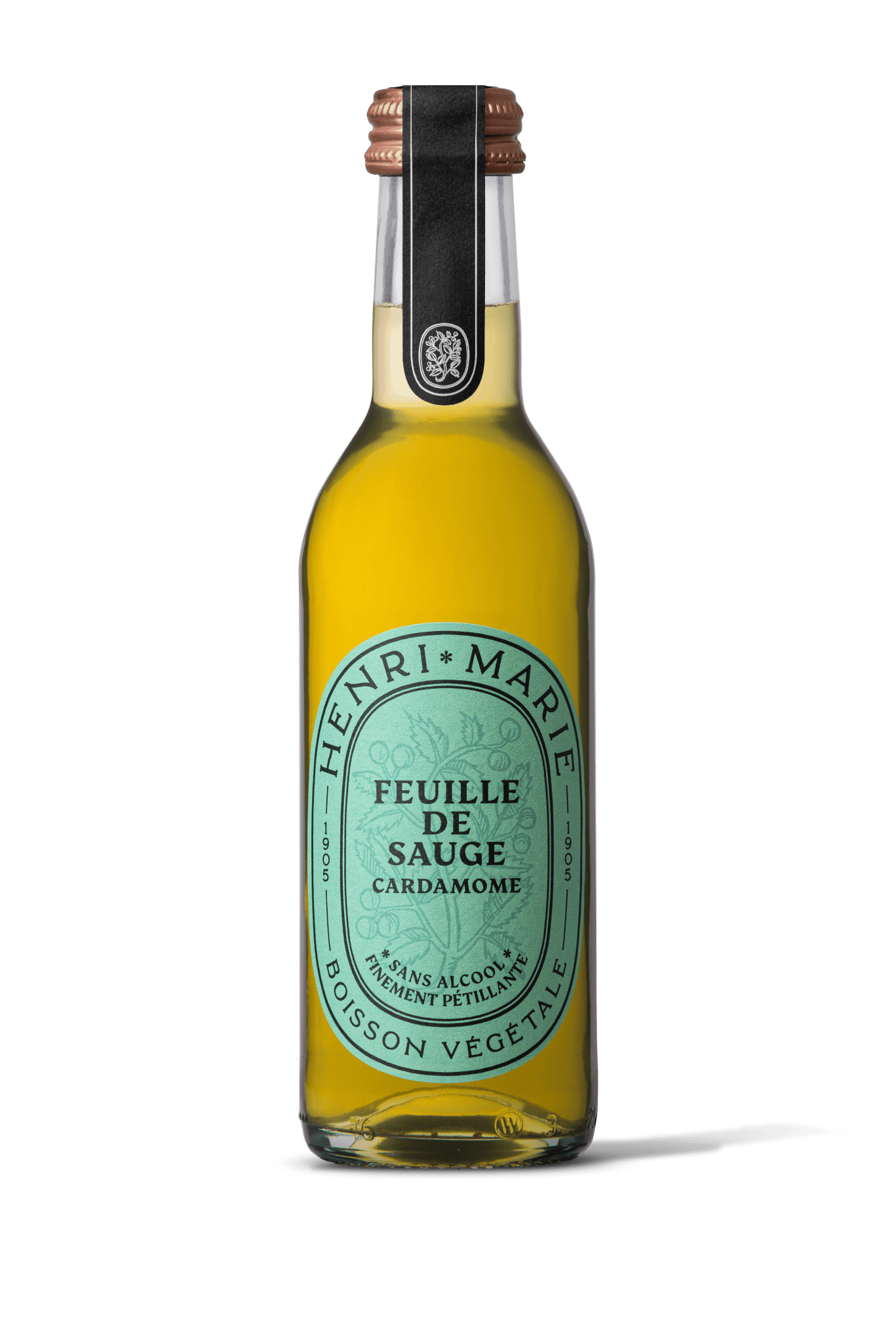 Henri-Marie FEUILLE DE SAUGE – cardamome 25 cl - Boissons Effervescentes