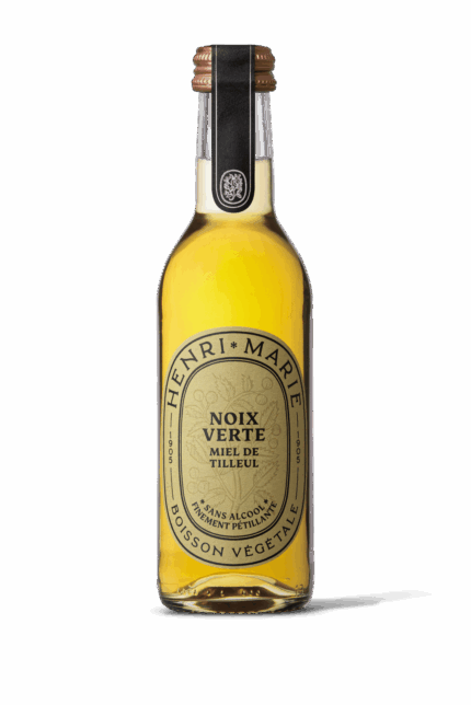 Henri-Marie Noix verte – miel de tilleul 25cl - Boissons Effervescentes