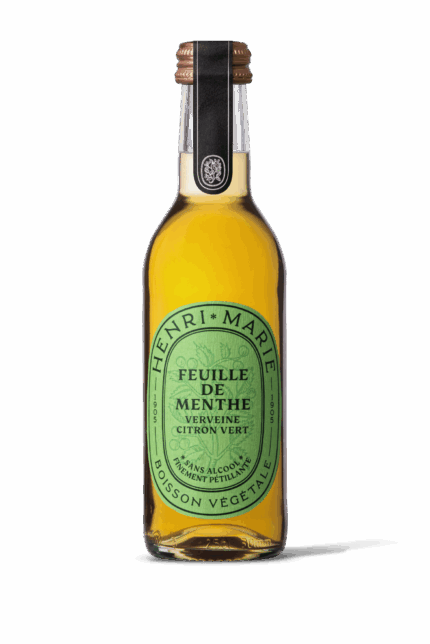 Henri-Marie MENTHE – verveine – citron vert 25cl - Boissons Effervescentes