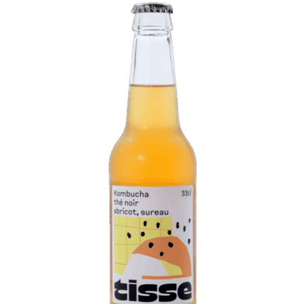 Tissé- Kombucha abricot & Sureau 75cl - Kombucha